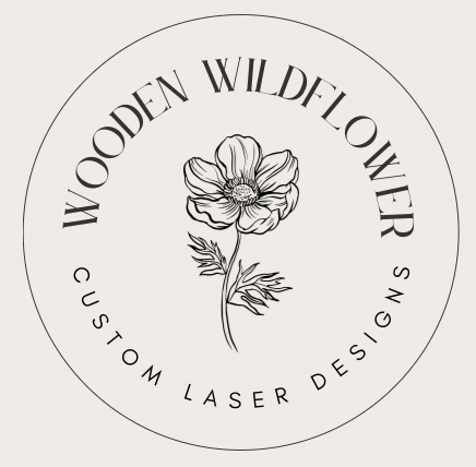 Wooden Wildflower Creative Laser Designs